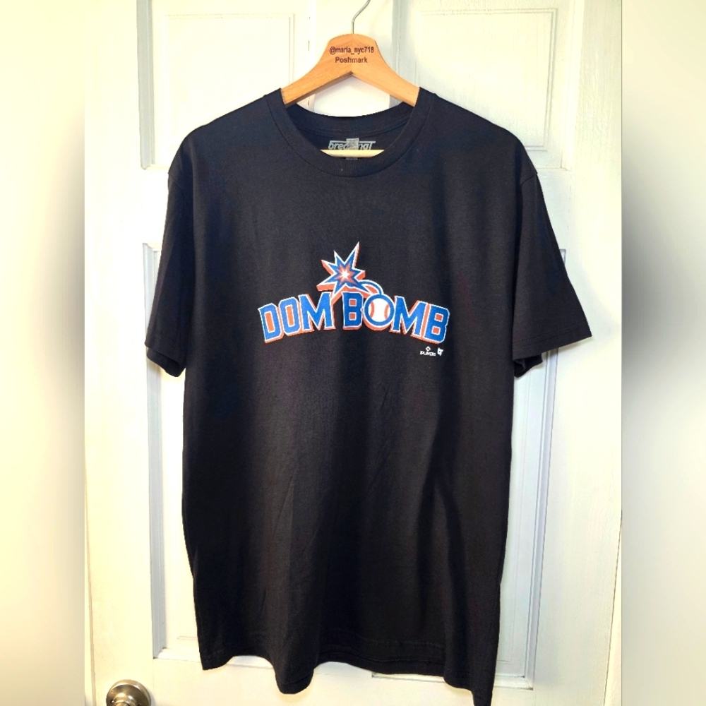 Dominic Smith "DOM BOMB"- MLB Player Tshirt- Size Lg